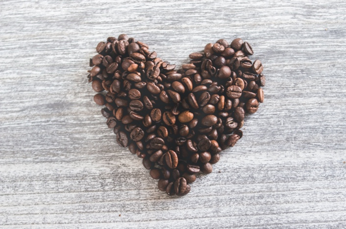Heart Shaped Coffee Beans